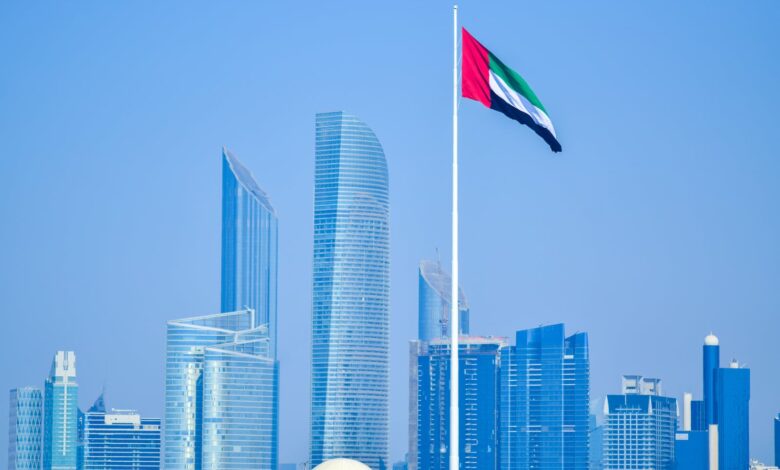 The Flag of the United Arab Emirates